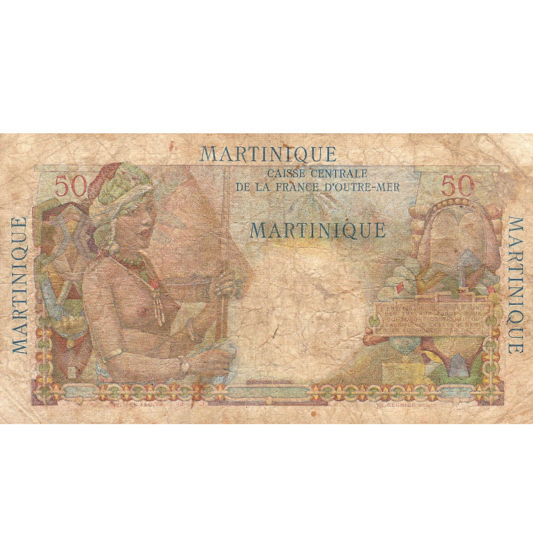 Martinique 10 Francs 1944 Pick 23 NO UNC